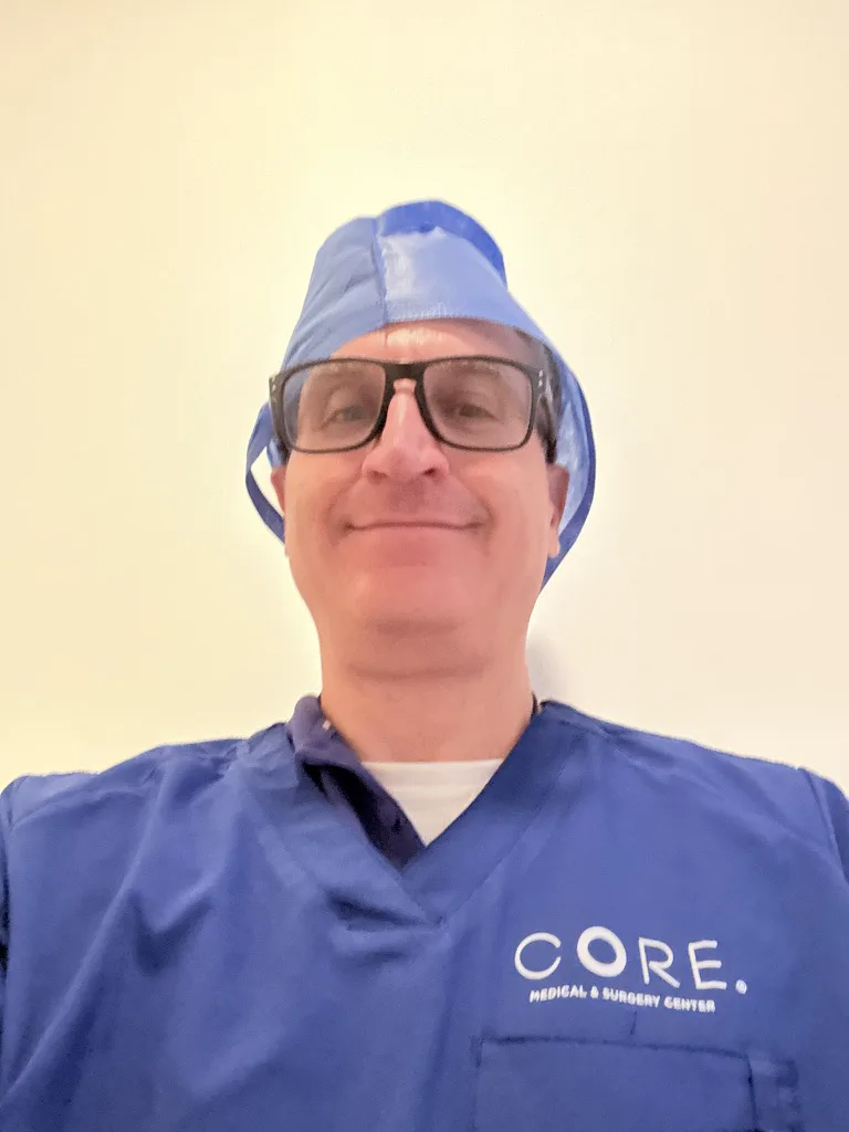 Andrew Hillman at CORE hospital, Tijuana, Mexico