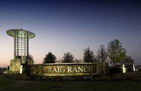 Craig Ranch master-planned community entrance, McKinney TX