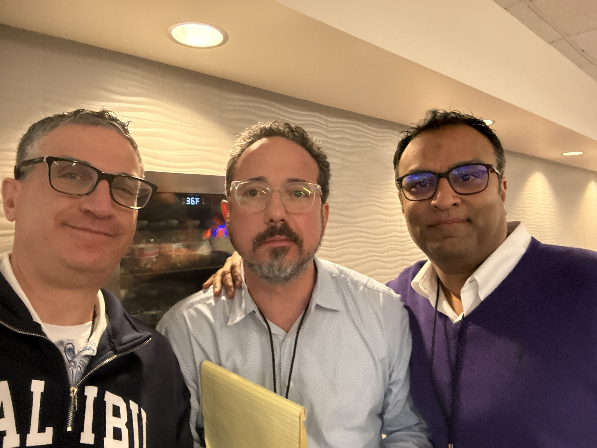 Andrew Hillman with friends